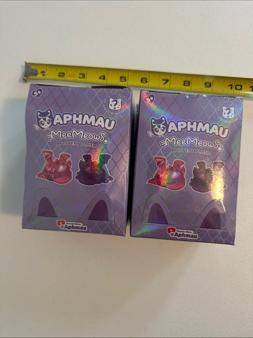Lot Of 2 Aphmau MeeMeows
Mystery Plush Gemstone Dragons
Edition SEALED!